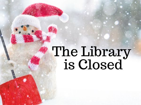 Library is Closed for Winter Weather